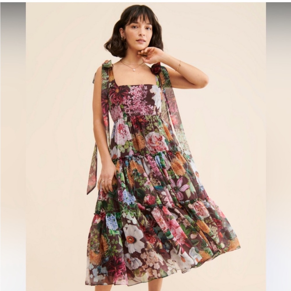 Beautiful Anthropologie BHLDN Floral Dress